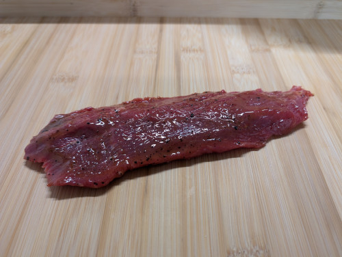 Bavette d'Aloyau mariné à l'ail noir