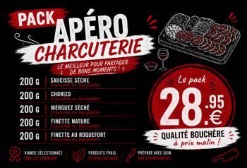 Pack Apéro Charcuterie