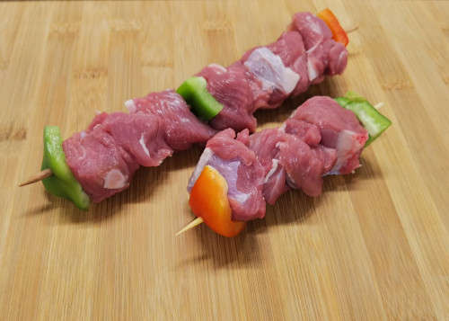 Brochette d'agneau nature