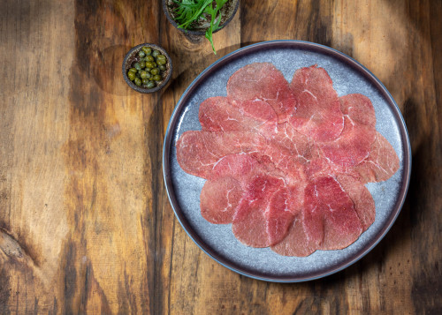 Carpaccio de bœuf nature