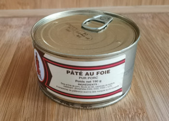 Pâté au foie 190g (pur porc)