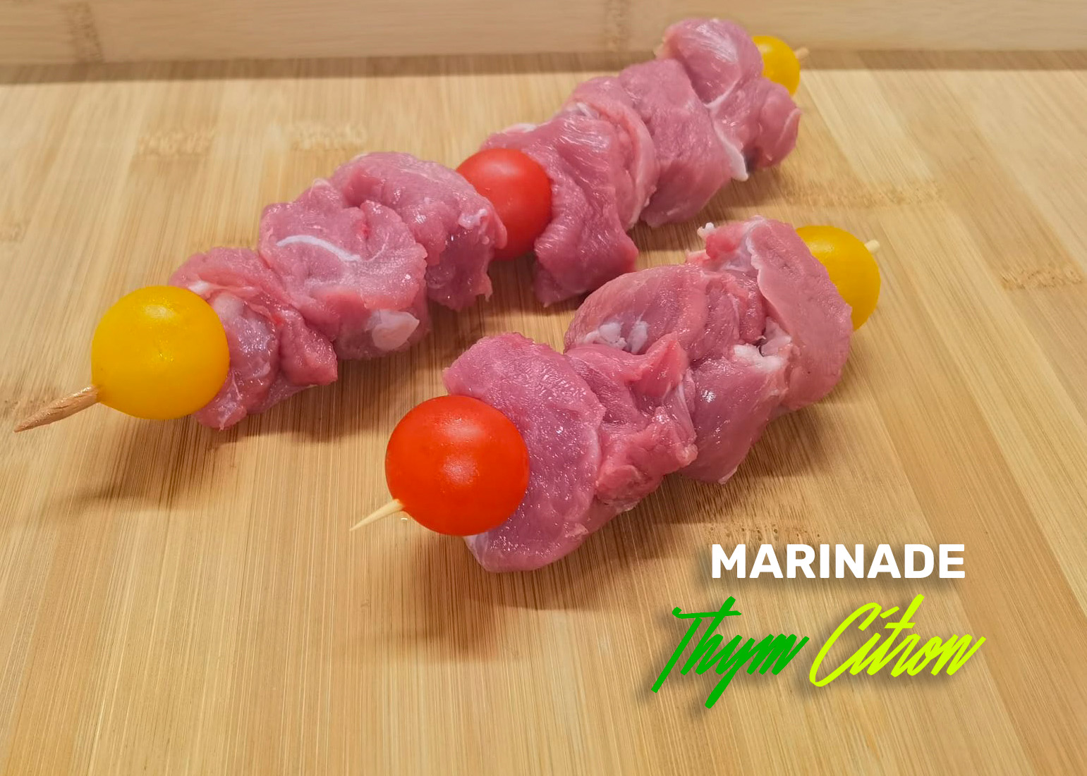 Brochette de veau Thym citron