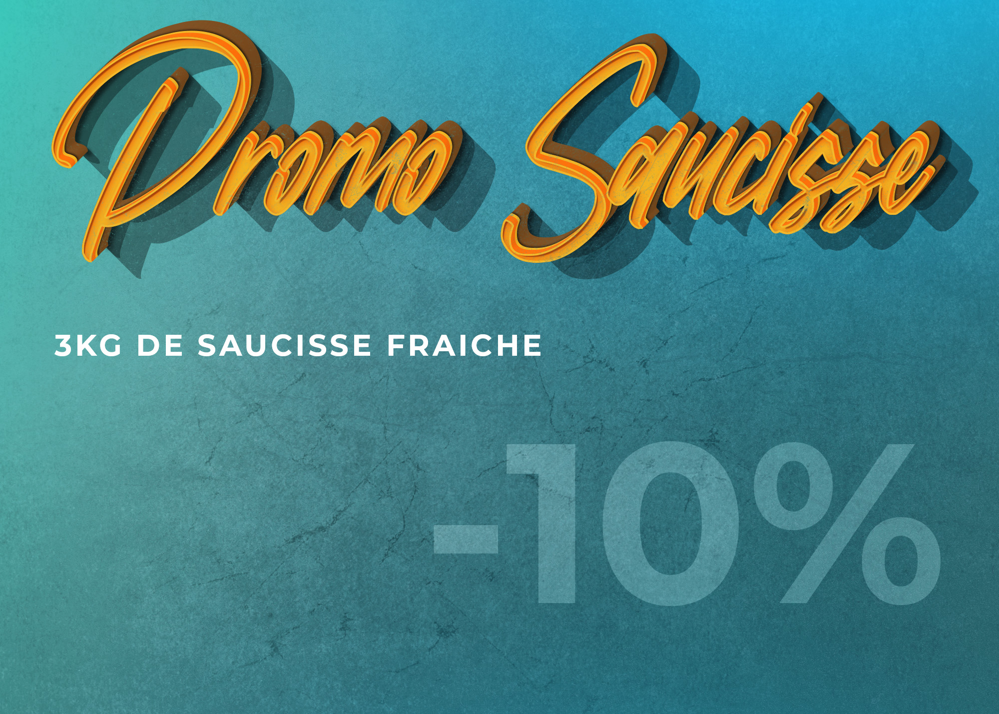 Pack Promo Saucisse Fraîche (3 Kg)