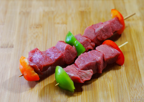 Brochette de bœuf nature